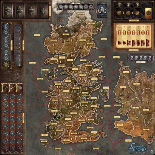 A Game of Thrones Board Game Mother of Dragons Playmat